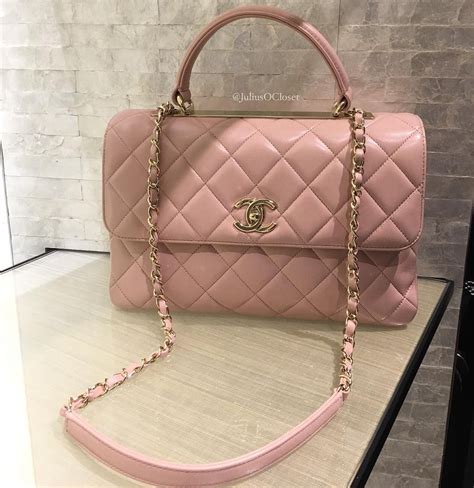 chanel purse pink middle size|chanel pink bag 2021.